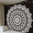 thumbnail image 6 of Bohemian Mandala Tapestry Hippie Tapestries Wall Hanging Boho Tapestry Blanket for Bedroom, 59x59inch, 6 of 7