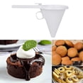 thumbnail image 1 of Elegant Cream Dispenser Pastry Tools, Adjustable Icing Funnel for Precise Decorating, Non-Toxic Safe Plastic Long Pointed Mouth Minimizes Waste, 1 of 5