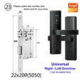 thumbnail image 2 of Smart Door Lock Tuya APP Fingerprint Digit Intelligence Electric 5 Unlock Method Support 8 Language Voice, 2 of 4