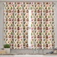 thumbnail image 2 of Ambesonne Music Valance & Curtain, Playing Teddy Bear, 55"x24", Multicolor, 2 of 6