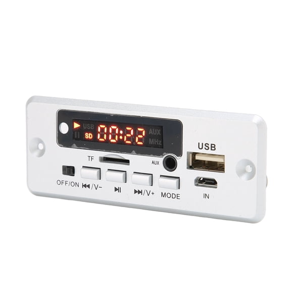 Tablero de decodificación de audio, tablero de decodificación 12V 02EA M Tablero de decodificación Tablero de decodificación de radio FM Respuesta rápida