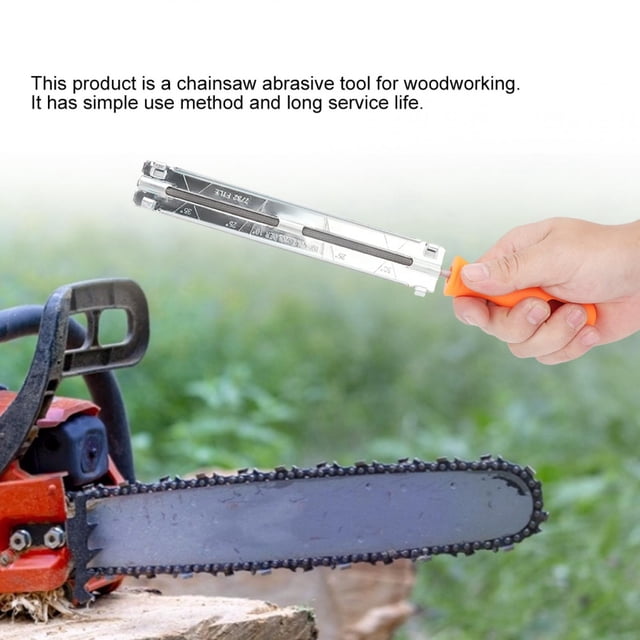 Lima de Metal de 1 pieza herramienta de afilado de lima de cadena de motosierra para exteriores de 48mm con ergonómico accesorios de carpintería para jardinería ANGGREK Otros