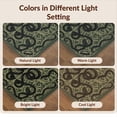 thumbnail image 7 of Design&I 8'x10' Ultra Soft Area Rug, Snake Gothic Round Ornate Moody Symmetrical Goth Witchy Witch None Fluffy Washable Non Shedding for Bedroom Living Room Under Sectional, 7 of 7