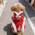 thumbnail image 6 of Dog Winter Coat Dog Cold Weather Jacket With Padding Dog Vest With Built In Pet Warm Clothing Dog Clothing With Back Zipper Dog Jacket Suitable For Small Med, 6 of 6