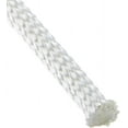 thumbnail image 2 of Quality Nylon Rope 1/4" (6.4mm) White Dacron Polyester Rope - 500 foot spool | 1/4 inch - Solid Braid - Industrial Grade - High UV and Abrasion Resistance - Low Stretch - Made in USA, 2 of 2
