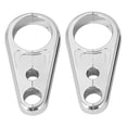 thumbnail image 2 of Zorion 2 Pieces Motorcycles Brake Cable Clamp Aluminum Alloy Premium Practical Portable Silver, 2 of 9