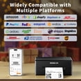 thumbnail image 3 of Rongta 4x6 Bluetooth Thermal Shipping Label Printer, Wireless Shipping Label Maker for Amazon FBA, Shopify, FedEx | Compatible with Windows/Mac/Android/iOS (Black), 3 of 6