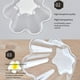 thumbnail image 4 of Wosthever Cuenco transparente para helado en forma de flor, 100 piezas, para casa, centro comercial, portátil, apilable, de un solo , para Cocina y Comedor, 4 of 6
