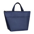 thumbnail image 4 of Bolsa de tela Oxford para el almuerzo, bolsa para el almuerzo, cierre de cremallera, almacenamiento, ligera Azul marino, 4 of 9
