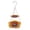 orange, variant on Hanging Bird Bath BirdBath Hummingbird Outdoor Bird Feeder Garden Yard Decorations