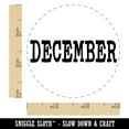 thumbnail image 2 of December Month Calendar Fun Text Self-Inking Rubber Stamp Ink Stamper - Pink Ink - Small 3/4 Inch, 2 of 7