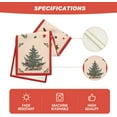 thumbnail image 5 of mubwai Xmas Tree Gift 210 GSM Christmas Table Runner, Red Seasonal Winter Kitchen Dining Table Decoration for Home Party Decor 13x72 Inch, 5 of 7