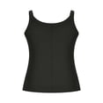 thumbnail image 4 of UPPADA Tank Top for Women Solid Color Round Neck Tanks Sleeveless Causal Cute Shirts Hawaiian Beach Tunic Holiday Sports Workout Running Tees,Tank Tops for Women Black,XXXL, 4 of 5