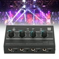 thumbnail image 3 of Audio 4 Channel Headphone  AMP-14II Stereo Audio Amp With 12V 1.5A Adaptor Stereo Headphone  For Stage And Studio Performances, 3 of 8