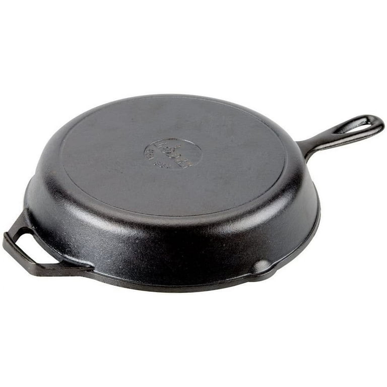 Lodge Cast Iron Griddle, Round, 10.5 Inch & Lodge L8SK3 10-1/4-Inch  Pre-Seasoned Skillet