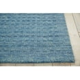 thumbnail image 4 of Nourison Perris Denim 6'6" x 9'6" Area Rug, Solid, Geometric, Easy Clean, Non Shedding, Living Room, Dining Room, Bedroom, Hallway, (7' x 10'), 4 of 9