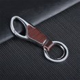 thumbnail image 1 of Porte-clés en Métal et Cuir Simple pour Hommes, 1 of 6