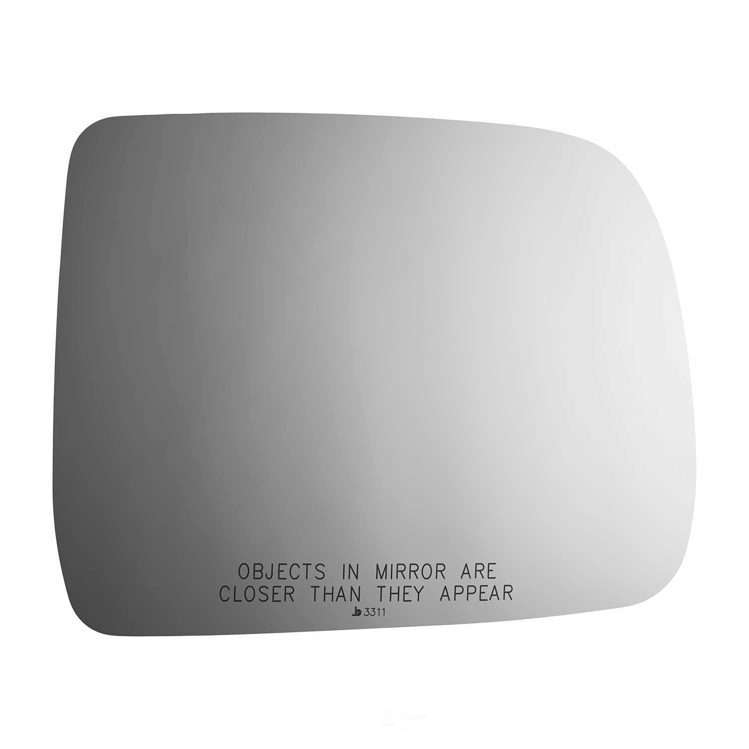 Burco Side View Mirror Replacement Glass - Clear Glass - 3311