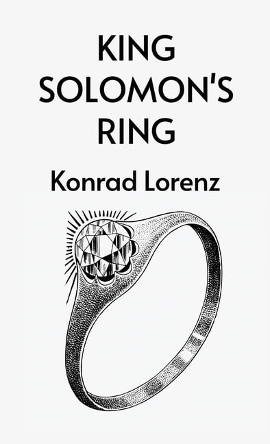El anillo del rey salomon konrad lorenz hotsell