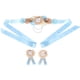 thumbnail image 4 of Mom To Be And Daddy To Be Corsage Set For Gender Reveal Party With Polyester And Ribbon Material In 3Pack, 4 of 4