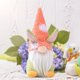 thumbnail image 5 of Muñecas De Gnomos De Pascua Muñecos de gnomo de Pascua, muñecos de duende de felpa no tejida, regalo para anciano, decoración del hogar (rosa) Tmvgtek Libre de BPA, 5 of 9