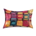 thumbnail image 7 of Yayeee Pillowcase Standard Size Set of 2 Satin Wrinkle Resistant Pillow Case, Purple Jar, 7 of 7