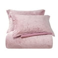 thumbnail image 4 of Rochelle Outline Floral Rose 3-Piece Crushed Velvet Comforter Set - King, 4 of 6