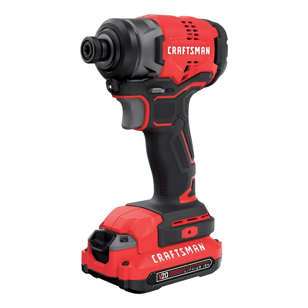 Craftsman 20V MAX 1/4 in. Hex Cordless Brushless Impact Driver Kit 1500