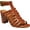Cognac Leather, variant on Vionic Womens Sami Boa Ankle Strap Open Toe Heels