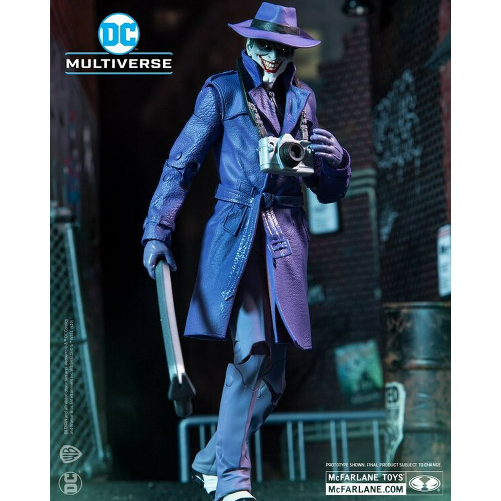 DC Multiverse 7 Inch Action Figure Three Jokers - Killing Joke