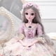 thumbnail image 2 of Hermoso conjunto de muñecas de ojos azules de gran tamaño para niña, juguete educativo de princesa para niños, muñeca de simulación única, regalo de cumpleaños, 60cm qym unisex, 2 of 2