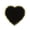 F, variant on Xoxingysm Stickers Love Embroidered Patch Gold Glitter Edge Mix Color Hearts Badge Decorate Repair Patch for Hats Jackets Shirts Vests Shoes Jeans, 1X Embroidery Patch