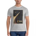 thumbnail image 1 of Camiseta clásica de homenaje a la Agencia Espacial Europea (ESA) para hombre, camisetas de algodón, ropa informal y elegante., 1 of 7