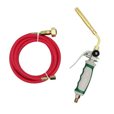 BISupply Handheld Propane Torch Kit - 50 Inch Hose, Includes Torch Head & Burner Tips
