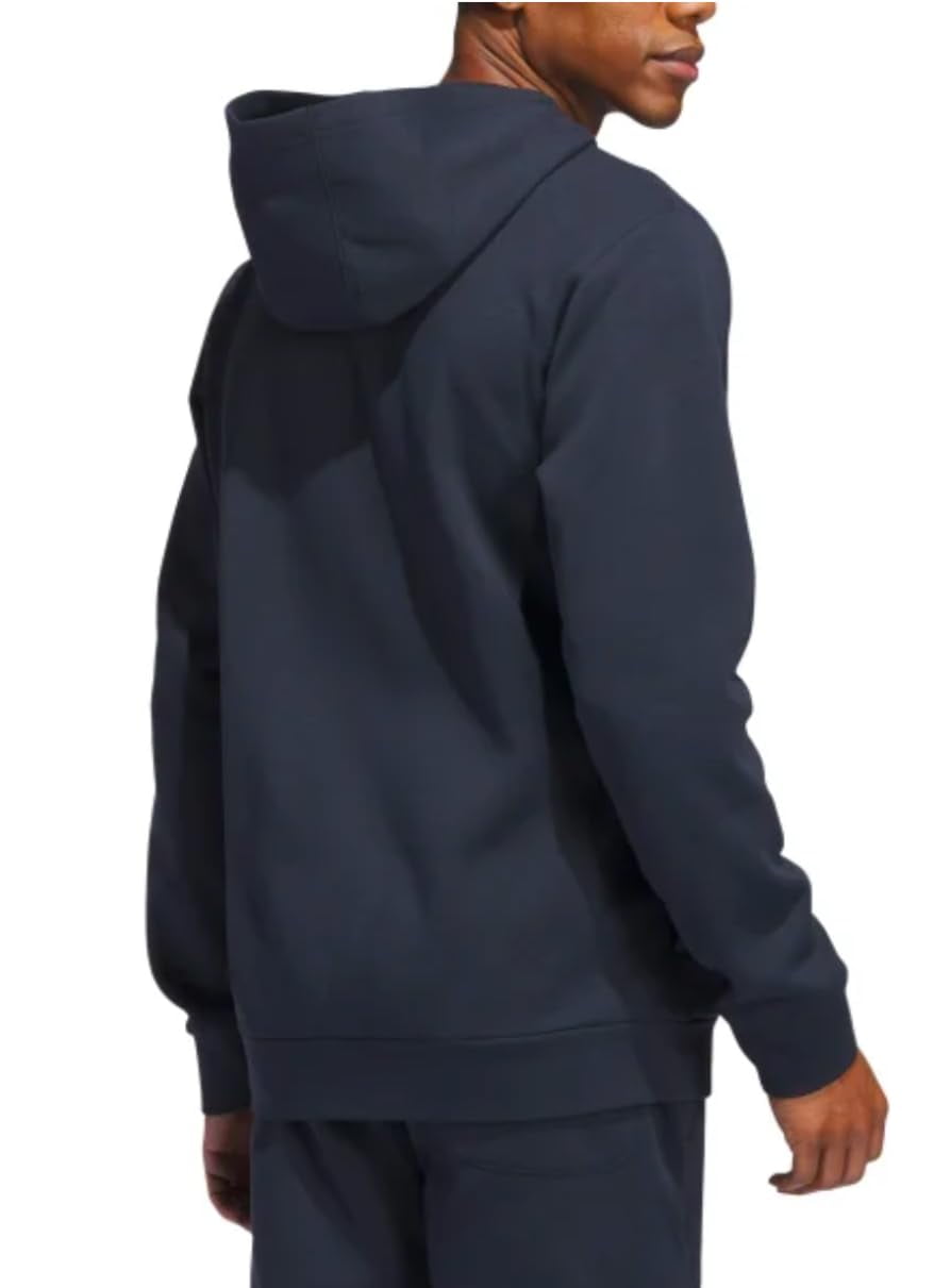 adidas Men�s Regular Fit Kangaroo Pockets Hoodie - Blue (Aurink), X-Large