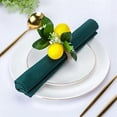 thumbnail image 5 of Lemon Napkin Rings Set of 18 Lemon Vine Leaf Napkin Holders for Dining Table Decor Banquet Wedding Birthday Christmas B, 5 of 6