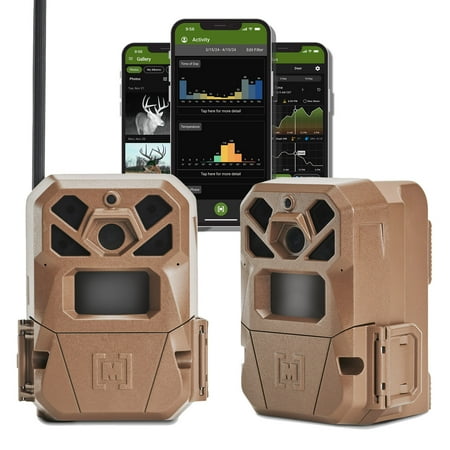 Moultrie Edge 2 Cellular Trail Camera (2PK) – 36MP photo 1080p Video – Nationwide LTE – On Demand