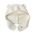 thumbnail image 2 of Gorro de punto Yinane con orejas de oso Gris, 2 of 5