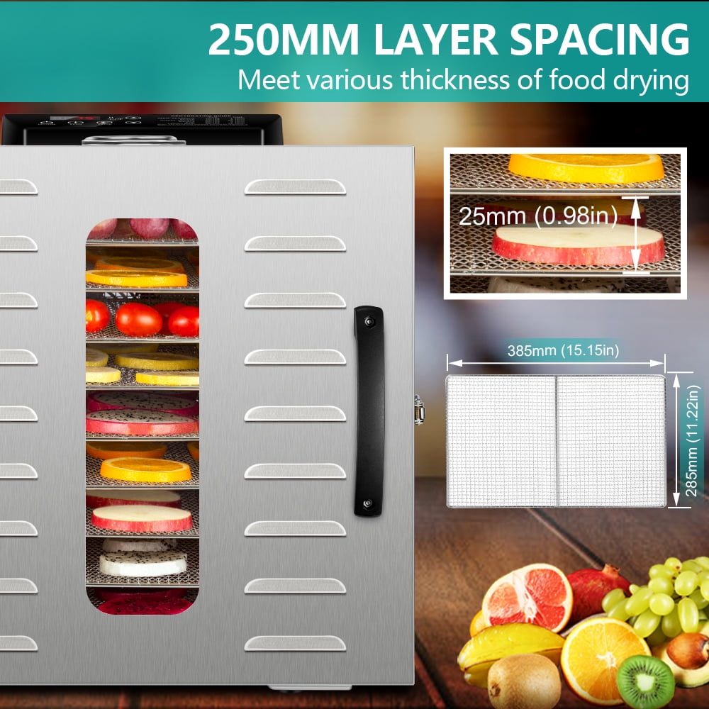 CostEffective Class Kwasyo 8 Layers Food Dehydrator Beef Jerky Dryer