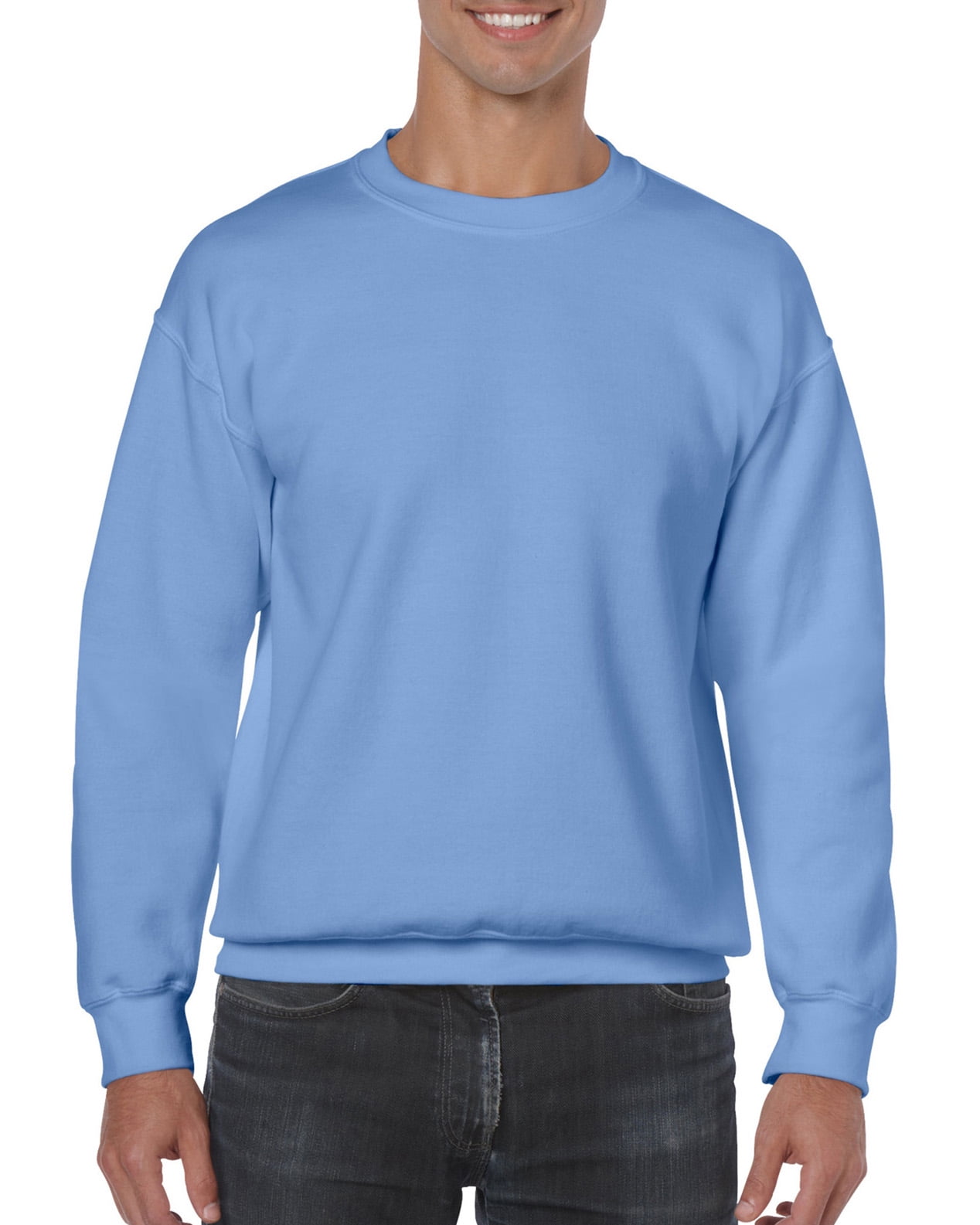 Gildan Men's Heavy Blend Crewneck Sweatshirt Medium Carolina Blue 