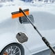 thumbnail image 5 of Rascador de Hielo de 99 Cm y Cepillo de Nieve Extensible, Rascador de Nieve Desmontable con Mango de Espuma y Cepillo Pivotante de Pvc para Parabrisas de Coche, Camión y Suv., 5 of 7