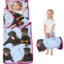 Rottweiler Dogs Toddler Nap Mats for Kids Preschool,Sleeping Mat Bag or Kids,Toddler Sleeping Bag,Toddler Nap Mat or Daycare