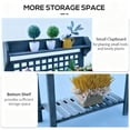 thumbnail image 6 of Olurrisa Wooden Workstation,Outdoor Potting Bench Table,with Sliding Tabletop,Storage Shelf and Dry Sink,for Greenhouse,Garden,Patio, 6 of 7