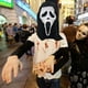 thumbnail image 3 of Halloween Scream Mask, Scary Ghost Face Mask, Horror Full Head Latex Mask for Adults Men, Horrible Skull Face Mask for Halloween Costume Cosplay, 3 of 5