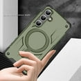 thumbnail image 4 of for Samsung Galaxy S24 Strong Magnetic Case, Compatible with Wireless Charging, [Shockproof Military Grade Drop Protection] Rugged Hard Phone Cover Case for Samsung Galaxy S24, Armygreen, 4 of 7