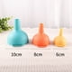 thumbnail image 1 of Embudos de silicona, 3 piezas, embudo de boca ancha, embudo flexible para condimentos, embudo para salsa, embudo para enlatado, juego de embudo para el hogar, restaurante, cocina, botellas e, 1 of 5