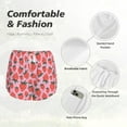 thumbnail image 5 of Disketp Cartoon Strawberry Print Women's Shorts Workout Shorts for Athletic Gym Running Shorts with Phone Pockets Medium, 5 of 8