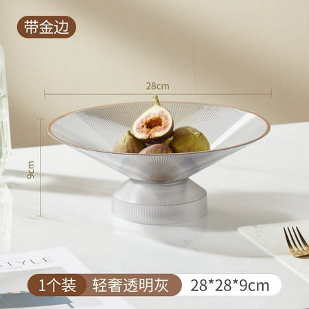 

Fruit Serving Tray Based Fruit Tray Draining Hole Detachable Fruit Tray