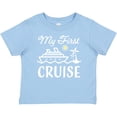 thumbnail image 3 of Inktastic My First Cruise with Cruise Ship and Palm Trees Boys or Girls Baby T-Shirt, 3 of 5