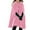 Pink, variant on Hooded Women Cape Winter Overcoat Fashion Button Cloak Woolen Coat Long Coat Women Green L
